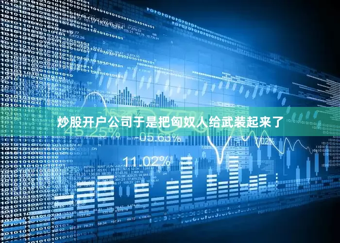 炒股开户公司于是把匈奴人给武装起来了